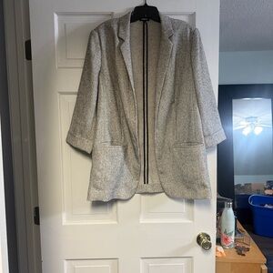 Express Women's Light Gray Blazer